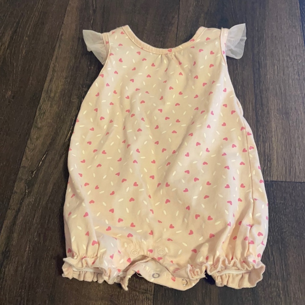 Super cute heart sprinkle onesie